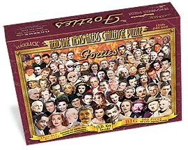 Flickback 1940's Headline Newsmakers Jigsaw Puzzle - Nostalgic 80th or 85th Birthday Gift - Made in USA