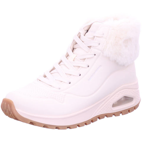 Skechers Women's Sneaker Fashion Boot, Natural, 10