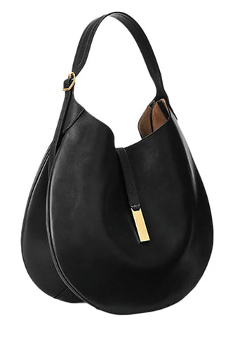 Casual Tote Bag Large Size Underarm Bag Soft Bucket Bag Semi-circular Shoulder Strap Crossbody Bag Handbag Purse