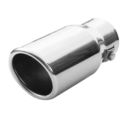 Exhaust Tip Trim Car End Pipe Tail Sport Muffler Stainless Steel Chrome Universal