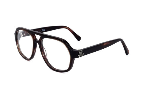 Moncler ML5188 062 BROWN HORN 55/17/145 MAN Eyewear Frame