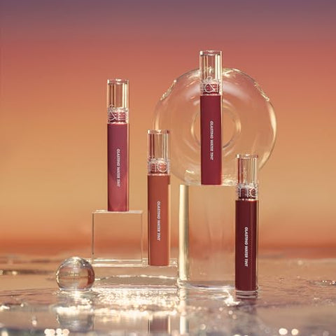 rom&nd Glasting Water Tint (16 Figrise) | Glossy Finish, Lightweight, Moisturizing, Long-lasting, Plumping lips