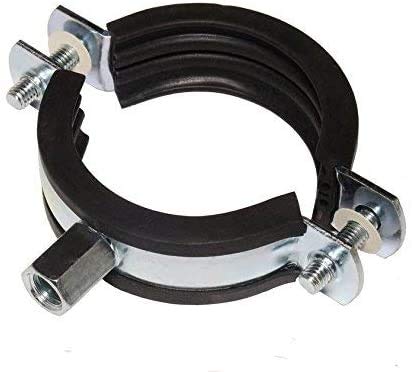 Pack of 5 Screw Tube Clamps/Galvanised Steel