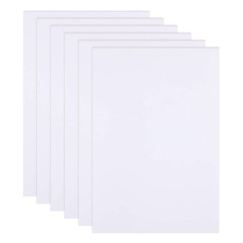BENECREAT 10PCS 1mm Thick Adhesive Foam Sheet 8.3x11.8" Insulation Foam for Vase Decor, Containers and Furniture Protection, White
