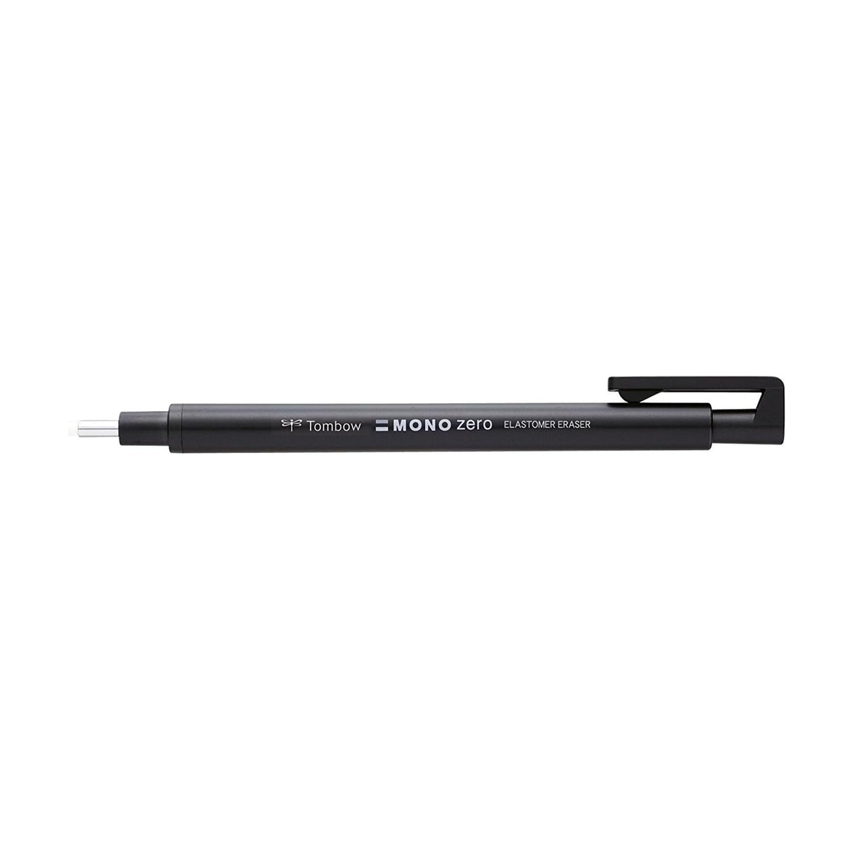 Tombow PrÃ¤zisionsradierer Mono Zero Rechargeable Round Tips, Diameter 2.3 mm Schwarz + Refill