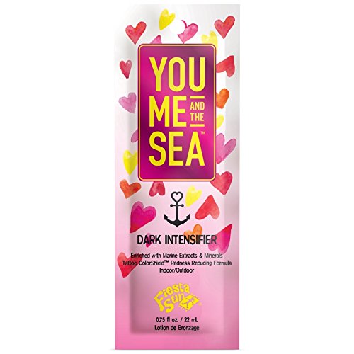 Lot of 5 You Me and the Sea Intensifier tanning lotion Packets
