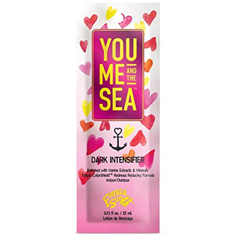 Lot of 5 You Me and the Sea Intensifier tanning lotion Packets
