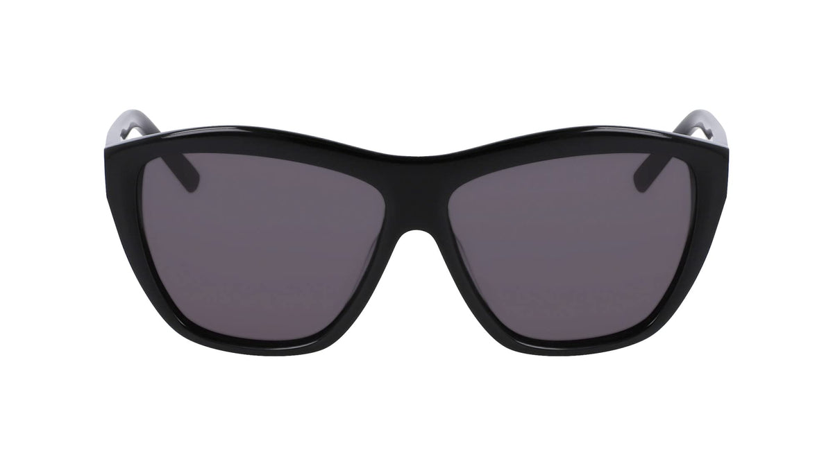 DKNY Women's DK544S Rectangular Sunglasses, Black, One Size