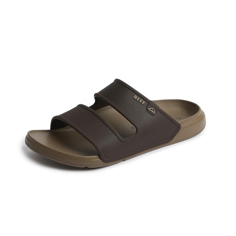 Reef Men's Oasis Double Up Slide Sandal, Brown/Tan, 11