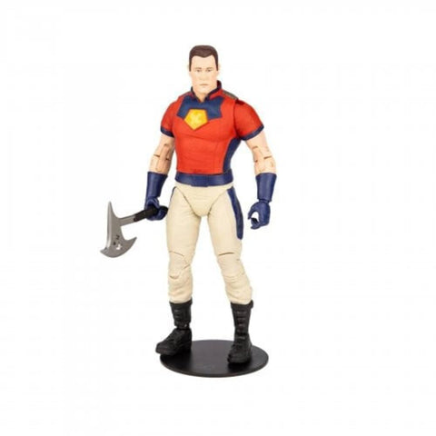 McFarlane Toys, DC Multiverse Build-A 7-inch Peace Maker (Unmasked) Action Figure, Collectible DC Suicide Squad Movie Figure with Stand Base and Unique Collectible Character Card - Ages 12+