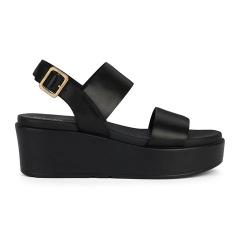 GEOX Womens Xand 2.2 Platforms Sandals Black 8