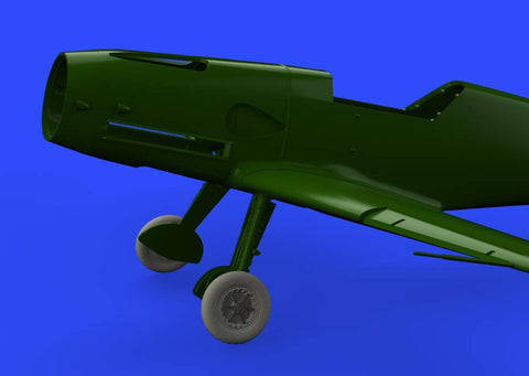 EDU648295 1:48 Eduard Bf 109G-2 Wheels (for use with the Eduard model kit) [MODEL KIT ACCESSORY]