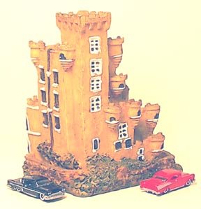 Miniature Castle - N Trains Train Layout Building