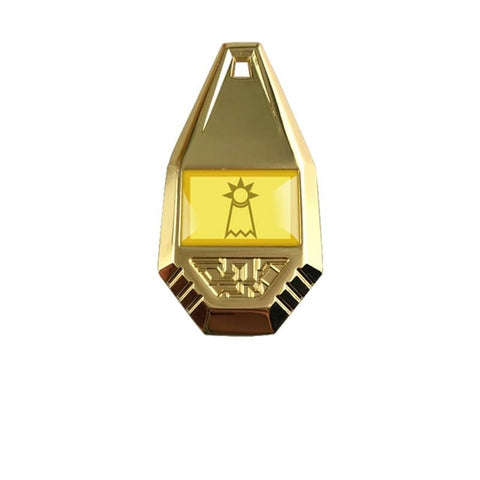 Kivenda Digital Monster Crest Necklace - Crest of Courage Friendship Hope Love Light Metal Pendant Cosplay Prop Collection Gift (Hope)