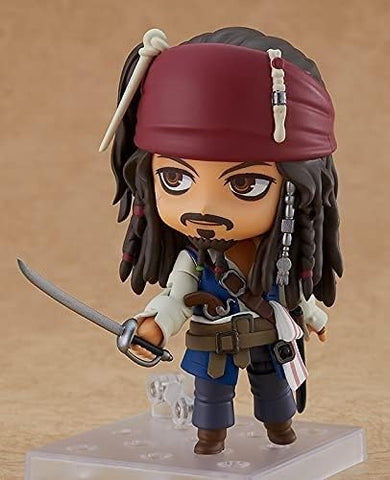 Good Smile Pirates of The Caribbean: On Stranger Tides: Jack Sparrow Nendoroid Action Figure, Multicolor