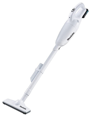 Makita CL108FDSAW Battery Vacuum Cleaner (Container 0.6 L, 3 Suction Levels, Maximum 30 W Suction Power, Bagless, with LED Lighting, with Battery) White
