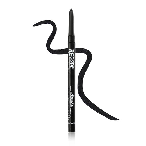 Recode Black Eyeliner Acute Kajal Pencil Comes With Waterproof & Smudgeproof Formula, Black, 0.35gm