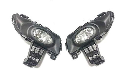 FEILIDAPARTS Fog Light compatible with 2004-2006 Mazda 3 (Left & Right)