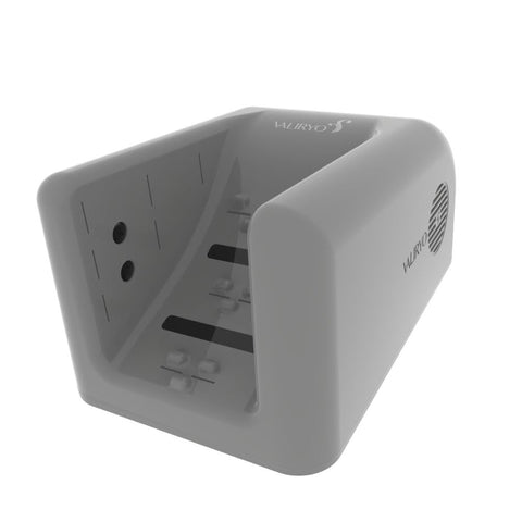 VALIRYO Feet Dryer - 360º Airflow Foot Dryer - Auto Sensor Activation & UV Light for Superior Hygiene - Complete Drying, Comfortable, and Safe (Dusty Grey Gloss)