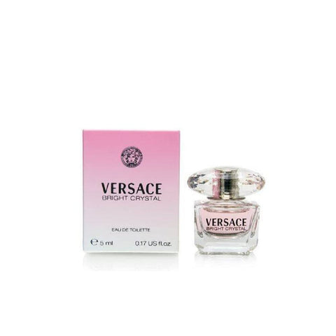 Versace 3 Pcs Mini Set For Women (Individual Box): Dylan Turquoise 5 Ml Eau De Toilette + Dylan Blue 5 Ml Eau De Parfum + Bright Crystal 5 Ml Eau De Toilette
