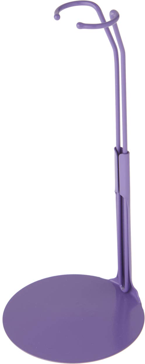 Kaiser Doll Stand 2290 - Purple Pastel Doll Stand for 11" to 12" Small-Waisted Fashion Dolls, 6-Pack