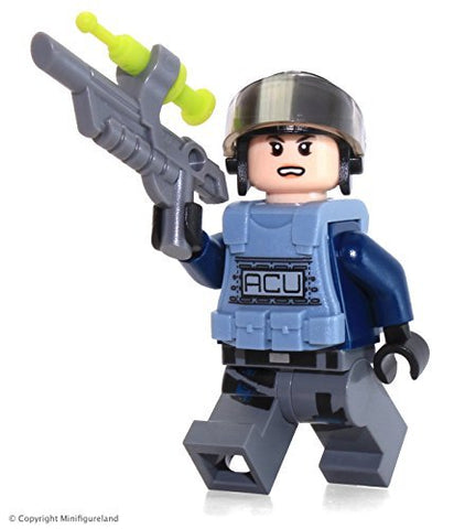 LEGO Jurassic World Female ACU Minifigure in armor