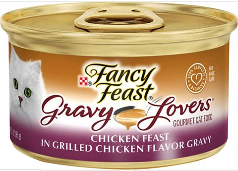30 cans of Fancy Feast Gravy Lovers Chicken 3oz eaÃƒÆ’Ã†â€™Ãƒâ€ Ã¢â‚¬â„¢ÃƒÆ’Ã¢â‚¬Å¡Ãƒâ€šÃ‚Â¢ÃƒÆ’Ã†â€™Ãƒâ€šÃ‚Â¢ÃƒÆ’Ã‚Â¢ÃƒÂ¢Ã¢â‚¬Å¡Ã‚Â¬Ãƒâ€¦Ã‚Â¡ÃƒÆ’Ã¢â‚¬Å¡Ãƒâ€šÃ‚Â¬ÃƒÆ’Ã†â€™ÃƒÂ¢Ã¢â€šÂ¬Ã…Â¡ÃƒÆ’Ã¢â‚¬Å¡Ãƒâ€šÃ‚Â¦, 3 Ounce (Pack of 30)