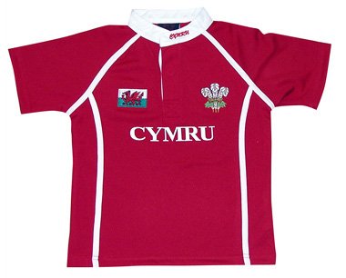 Wales Welsh Cooldry Rugby Shirt [xsb 3-4years]