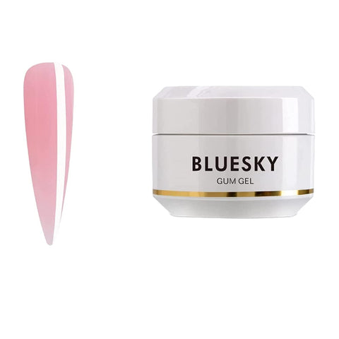 Bluesky Gum Gel 15 ml, Soft Clear Pink, Poly Gel Builder Colours For Poly Gel Nail Kit, Quick Nail Extensions (Requires Curing Under LED UV Lamp)