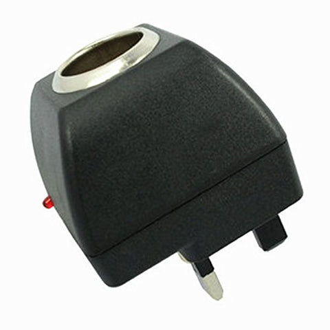 PROtastic AC to DC Converter; 220V Mains to 12V 500mA Car Cigarette Lighter Socket Power Adapter Charger To UK Household Plug, Power Car Accessories In Your Home.