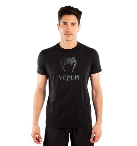 Venum Men's Classic T-Shirt, Black/Black, X-Large
