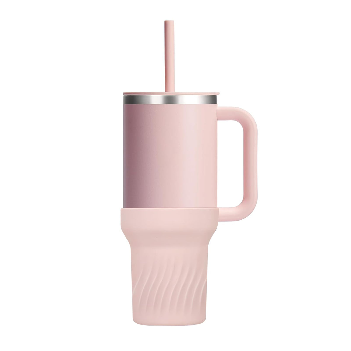 Silicone Boot for Hydro Flask 40 oz, Hydro Flask Tumbler Accessories, Reduces Noise Protector for HydroFlask Water Bottle, Hydro Flask Bottom Sleeve Cover (Pink Dusk, For Hydro Flask Tumbler 40OZ)