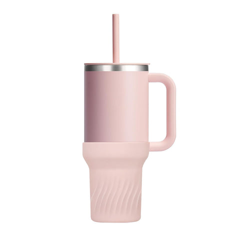 Silicone Boot for Hydro Flask 40 oz, Hydro Flask Tumbler Accessories, Reduces Noise Protector for HydroFlask Water Bottle, Hydro Flask Bottom Sleeve Cover (Pink Dusk, For Hydro Flask Tumbler 40OZ)