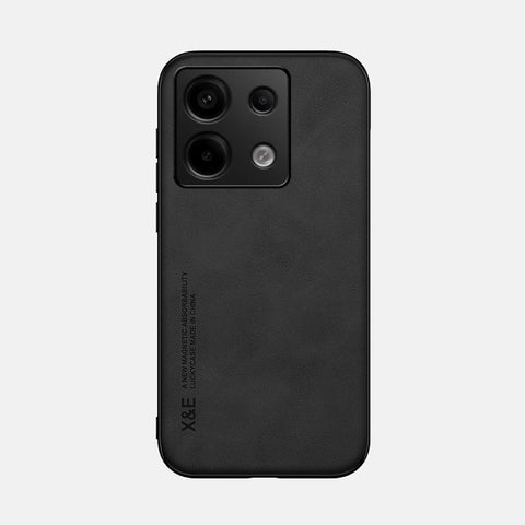 Kepuch Silklike Case for Redmi Note 13 Pro - Cover Bumper Built-in Metal Plate for Redmi Note 13 Pro - Black