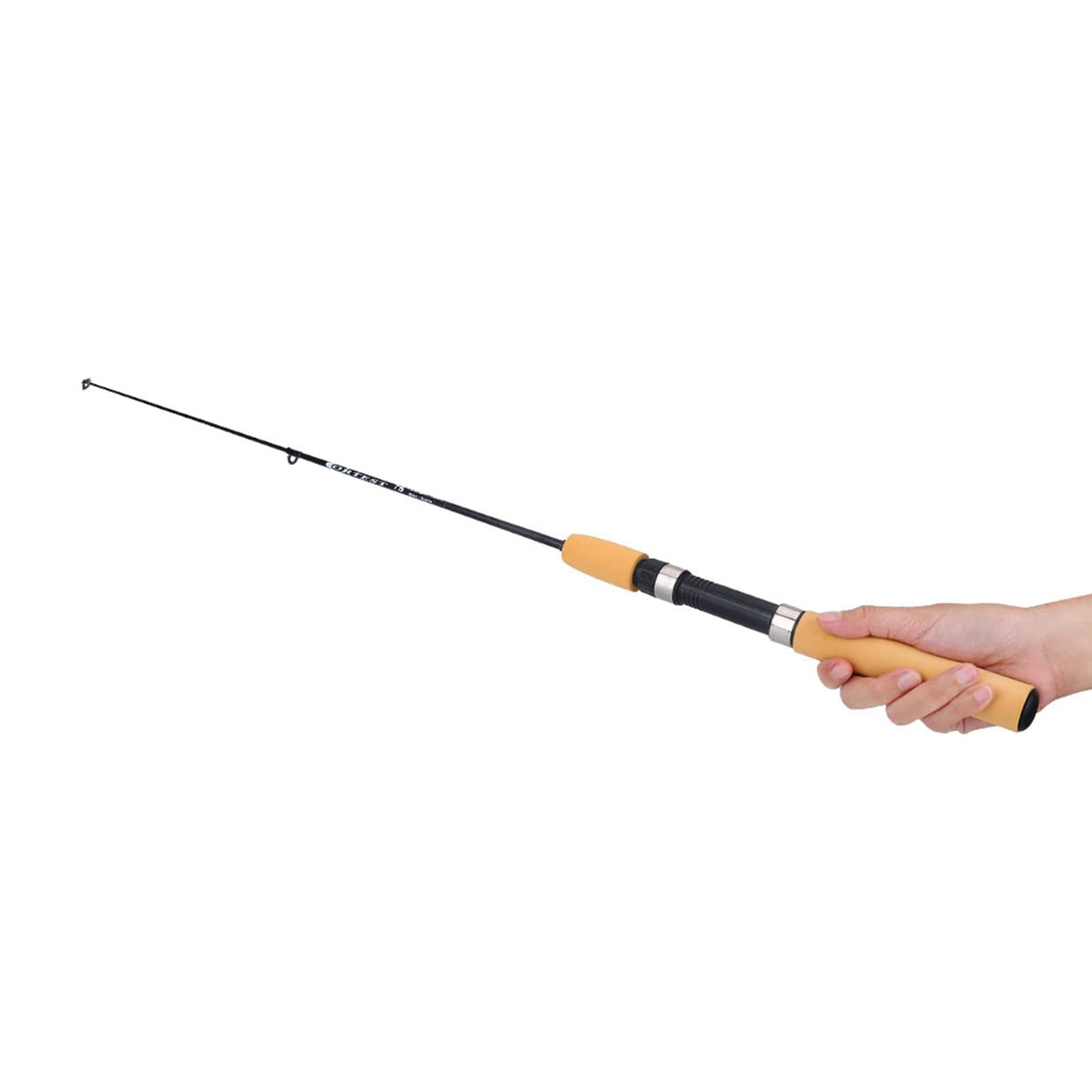 Hominas Portable River Shrimp Carp Fishing Pole Winter Fishing Rod Telescopic Ice Fishing Rod Fishing Tackle Tool