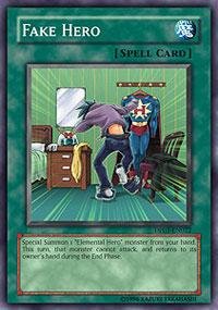 Yu-Gi-Oh! - Fake Hero (DP03-EN022) - Duelist Pack 3 Jaden Yuki 2-1st Edition - Common