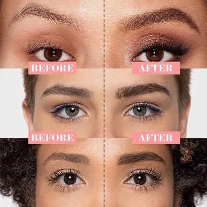 Eyebrow Pencil for Natural Looking Brows, Waterproof, 4-Tip Microblade Applicator, Brown