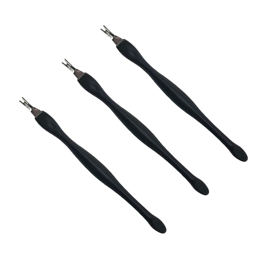 Lmyzcbzl Cuticle Trimmer, 3 Pcs Cuticle Remover, Cuticle Pusher, Nail Cuticle Remover, Nail Art Tools, Nail Cleaner Tool