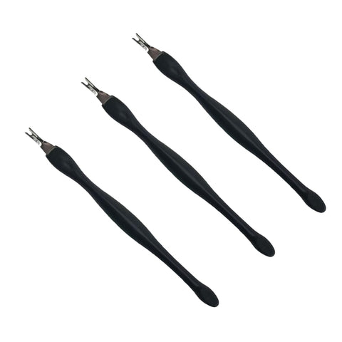 Lmyzcbzl Cuticle Trimmer, 3 Pcs Cuticle Remover, Cuticle Pusher, Nail Cuticle Remover, Nail Art Tools, Nail Cleaner Tool