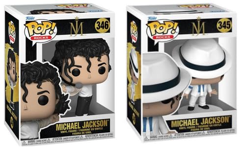 Funko Michael Jackson Smooth Criminal and Superbowl Pop Set of 2