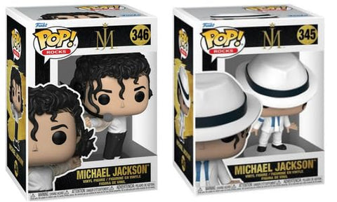 Funko Michael Jackson Smooth Criminal and Superbowl Pop Set of 2