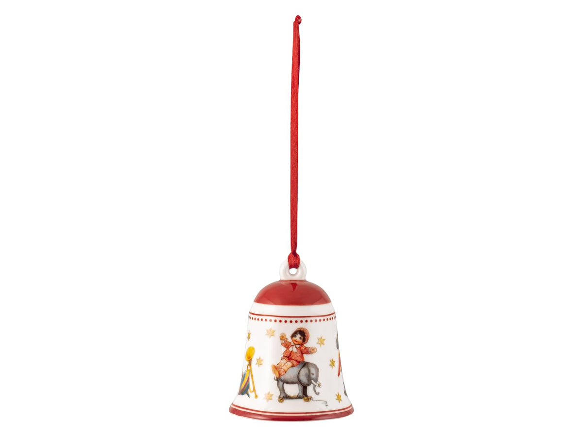 Villeroy & Boch - My Christmas Tree, Bell toy,Porcelain, red,5.5x5.5x6.5cm,14-8622-6849