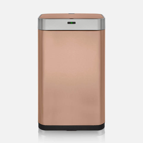 Tower T838001C Square Sensor Bin with Fingerprint Proof Coated Exterior, Copper,Large