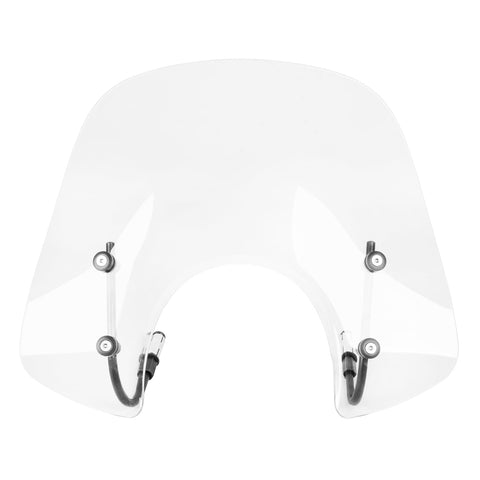Lorababer Scooter Bikes Round-Headlight Fairing Windshield Windscreen Wind Deflector Compatible with P.iaggio Vespa LX50 LX125 LX150 GT200 GTS250 GTS300 LX 50 125 150 125 Super Sport Bj (Clear)