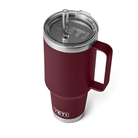 YETI Rambler Straw Mug, Stainless Steel Vacuum Insulated Mug with Stronghold Lid, Wild Vine, 42 oz (1242 ml)