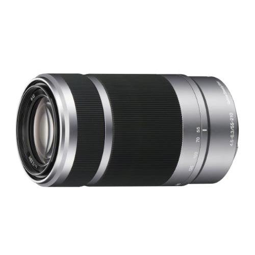 Sony SEL55210 E 55-210mm F4.5-6.3 OSS E-mount Wide Zoom Lens - Silver (Certified Refurbished)