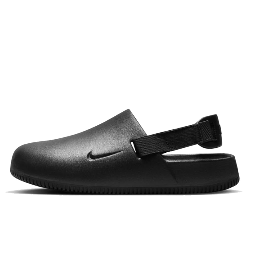 Nike Calm Men's Mules (FD5130-001,Black/Black) Size 15