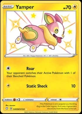 Pokemon - Yamper SV039/SV122 - Shining Fates - Shiny Vault - Card