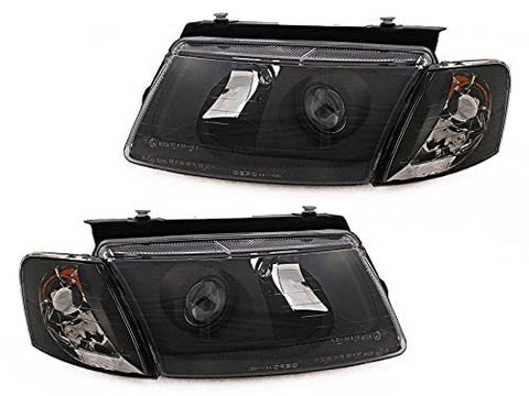 PASSAT B5 3B 96-00 H7/H7 BLACK Headlights with Lens