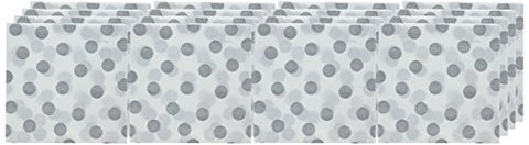 Amscan Disposable Luncheon Napkins Tableware for Parties (16 Piece), 6.5 x 6.5", White